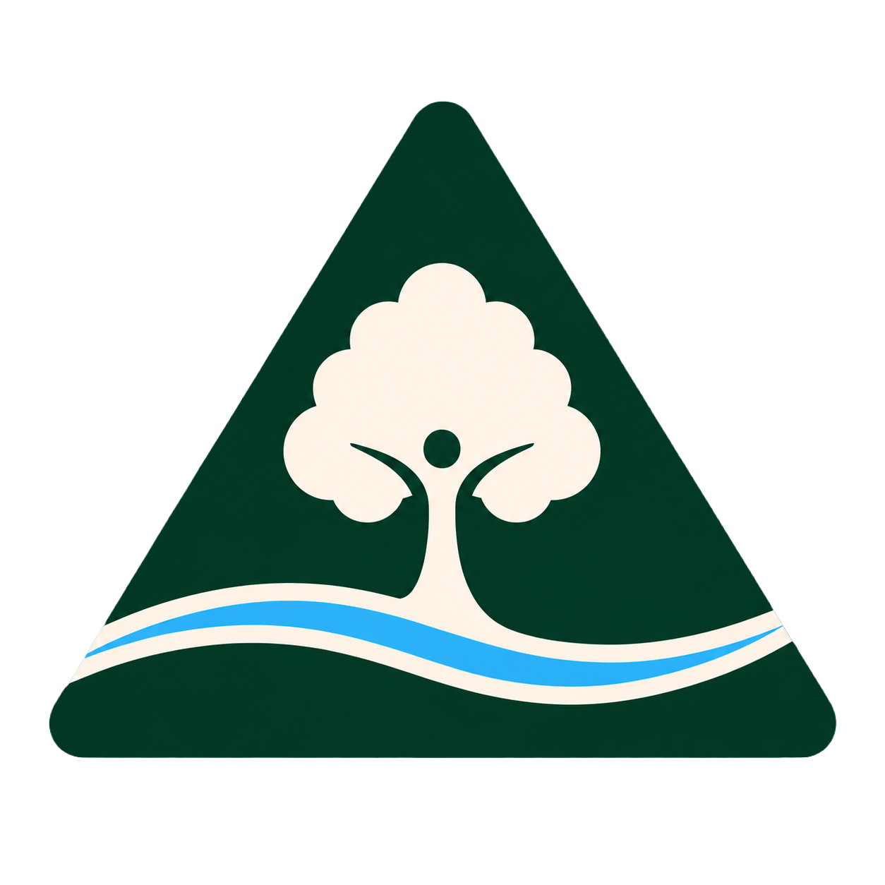 wonarth — triangle badge logo